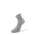 Bambus Quarter-Socke 2er | grau, Größe:43 - 46